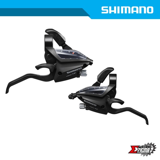 [STSH130E] Shifter Lever MTB SHIMANO Altus ST-EF500 3x8-Spd Front/Rear Ind. Pack ESTEF5002PV8A3