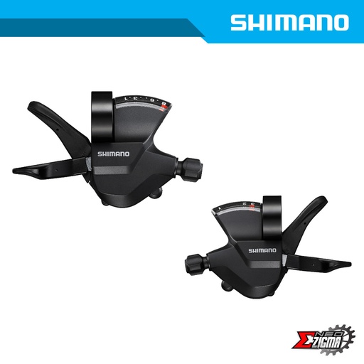 [SLSH151E] Shifter MTB SHIMANO Altus SL-M315 8-Spd Rapid Fire F/R Ind. Pack ESLM31538PA