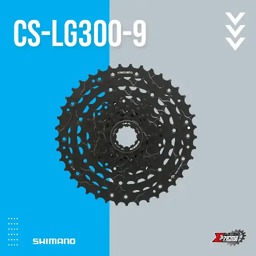 Cassette Sprocket MTB SHIMANO CUES CS-LG300-9 Linkglide Ind. Pack