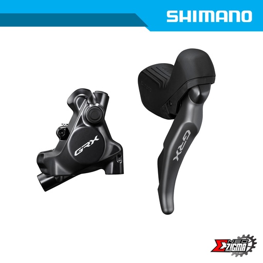 [DBSH085RI] Disc Brake Assembly Gravel SHIMANO GRX BR/ST-RX820 12-Spd,140mm Rotor J-kit w/ Fin Rear Ind. Pack IRX8202DRRDSC170A