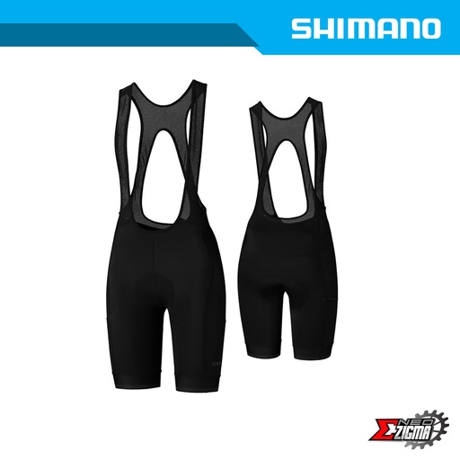 Cycling Bib Shorts Women SHIMANO Yuri Performante Black